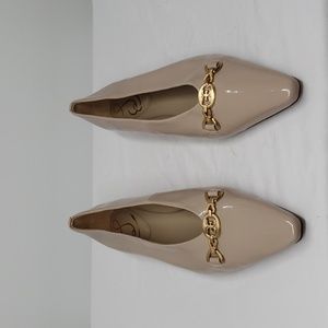 Sam Edelman Jenica Ballet Flat In Chailatte Beige No-Drainer Lovely Shoe Size 8